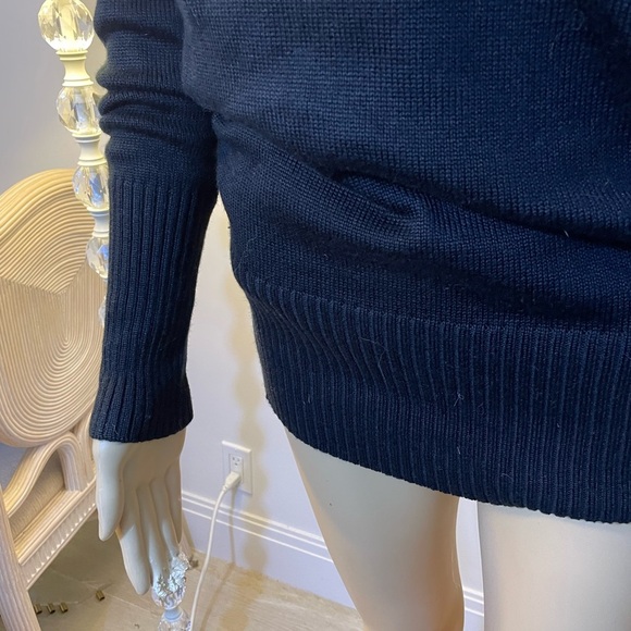 Simplee, Black Oval or Cowl‎ Neck Sweater Sz Sm - Picture 3 of 9